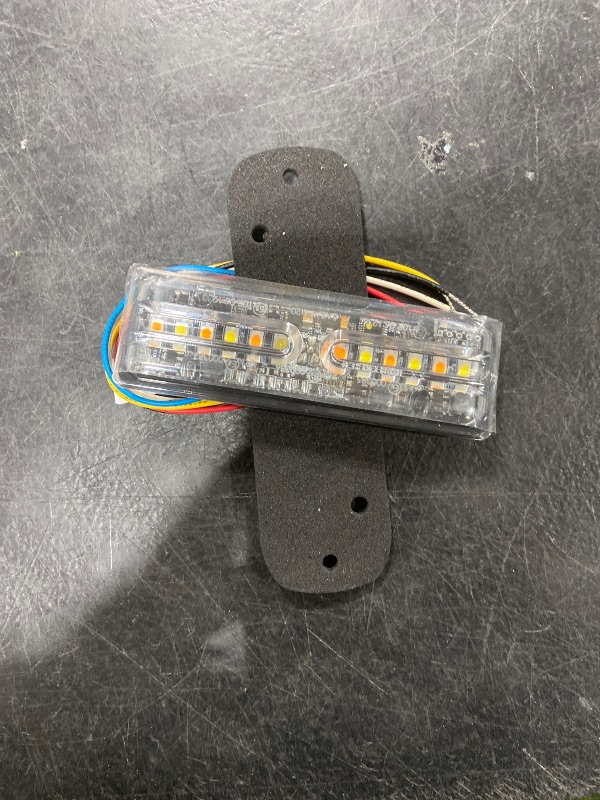 Photo 1 of ECCO LED High-Intensity Amber White LEDs Directional 2 Bolt Mount 0.73 amps 12V 24V Waterproof Warning Light Construction Caution Lights for Truck off Road car Commercial Vehicles, 5 Year Warranty