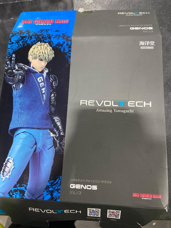 Photo 1 of Revoltech KAIYODO Amazing Yamaguchi One Punch Man Genos. Includes Original Sturdy Protective case. Japan Import.