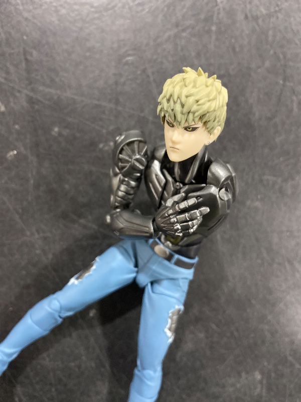 Photo 1 of Revoltech KAIYODO Amazing Yamaguchi One Punch Man Genos. Includes Original Sturdy Protective case. Japan Import.