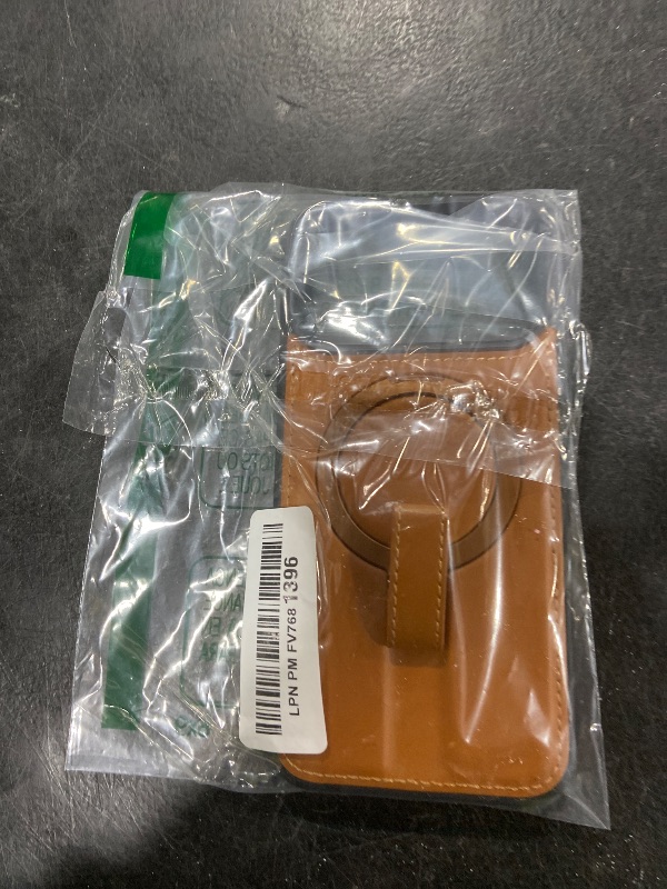 Photo 1 of BUTAIGA for iPhone 17 Pro Max Leather Case with Stand, Anti-Slip Grip Ring, Fits for MagSafe (Brown, IP17 Pro Max-6.9inch)