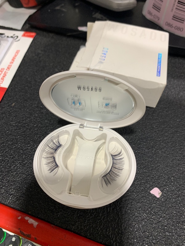 Photo 1 of WOSADO Soft Magnetic Eyelashes Kit with Applicator, [Daisy] 22mm Reusable Glue-free Wispy Magnetic Lashes, Cruelty-free False Lashes, Waterproof, Lightweight, Suit for Heavy Makeup