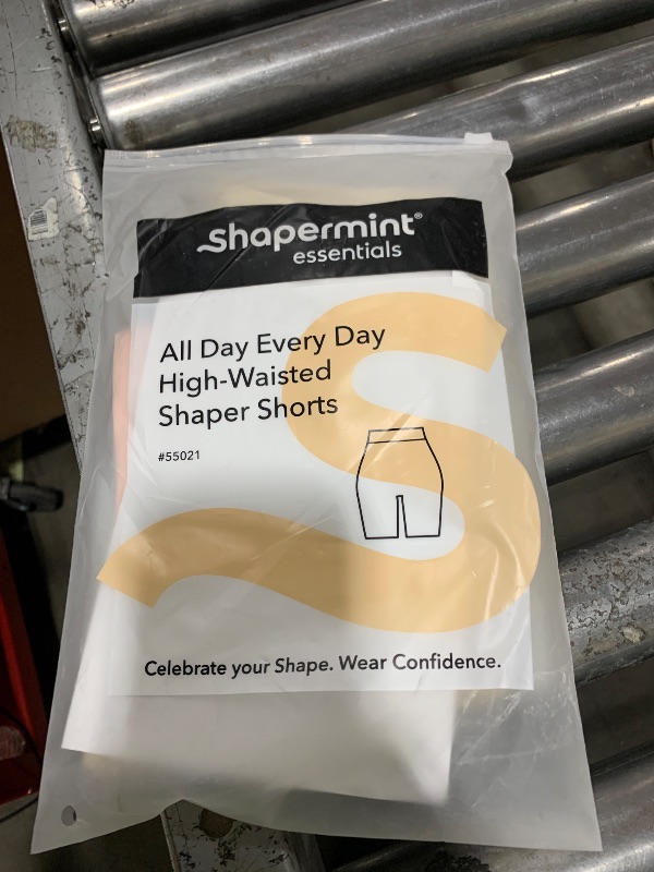 Photo 1 of SHAPERMINT Shapewear for Women - High-Waisted Shapewear Tummy Control Shorts, Faja Body Shaper, Underwear for Women Nude - Small