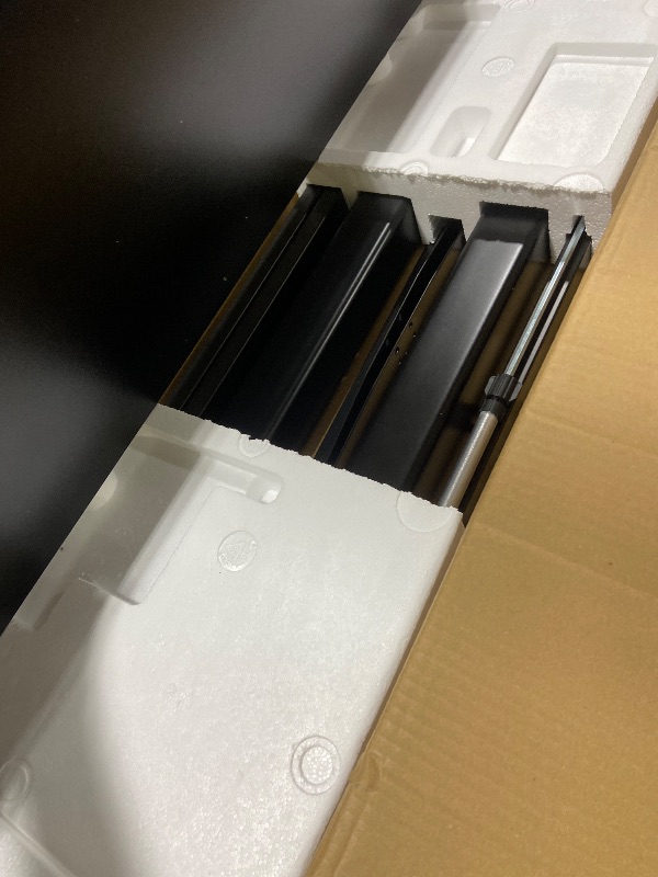 Photo 1 of Claiks Electric Standing Desk, Adjustable Height Stand up Desk, 55x24 Inches Sit Stand Home Office Desk with Splice Board, Black Frame/Black Top