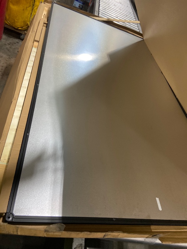 Photo 1 of JILoffice Magnetic Chalkboard/Black Board 72 x 40 Inch, Black Aluminum Frame Board with Marker Tray for Office Home and School