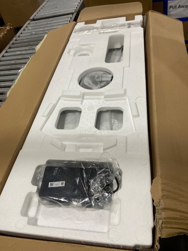 Photo 1 of damaged -------------------broken screen ------------------------------Samsung 49" Odyssey OLED G9 (G91SD) Dual QHD QD-OLED G-Sync Compatible Curved Gaming Monitor, 144Hz, 0.03ms, AMD FreeSync Premium Pro, Ergonomic Stand, 3 Year Warranty, LS49DG910SNXZA,