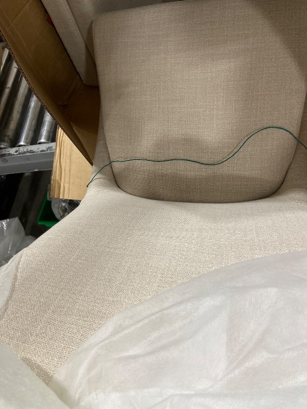 Photo 1 of KISLOT Upholstered Dining Chairs Modern Sidechair Performance Fabric High Back Armlesschair for Diningroom Kitchen,Cream,Set of 2(1 Box)