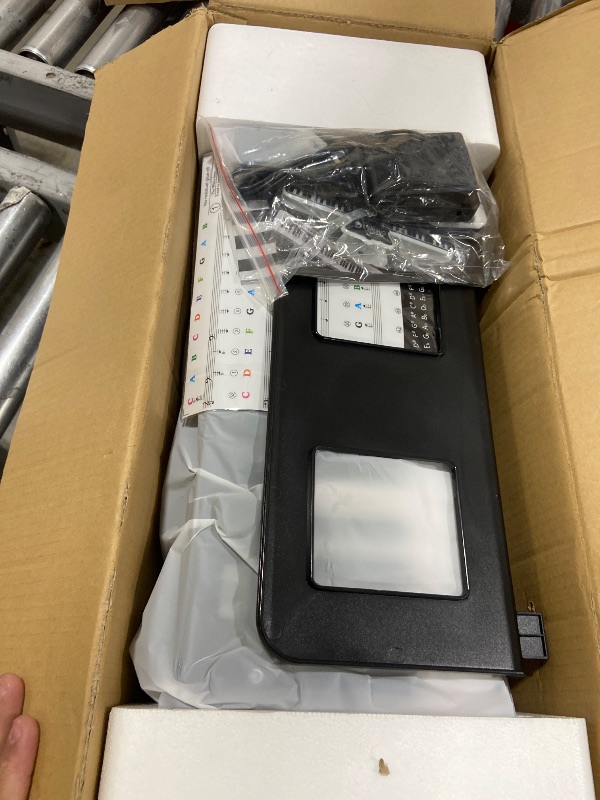 Photo 1 of FingerBallet Portable Piano Keyboard, Semi-Weighted Folding Digital Piano 88 Key, Full Size, Wood Grain, Electric Piano Keyboard w/MIDI Bluetooth, Suitable for Adult, Toddler