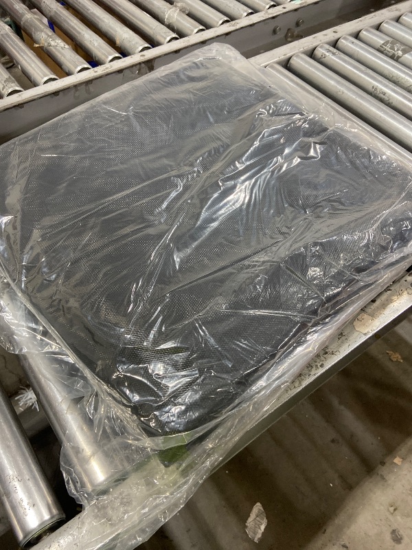 Photo 1 of Bzzter Replacement Trampoline Mat, Fits 15ft Round Frame,with 108 Rings 156.7 Inch Diameter, Fits 7.5"-8.5" Springs,Not 15ft Diameter Mat,10 Rows of Stitches,w/Pull Hook and Gloves