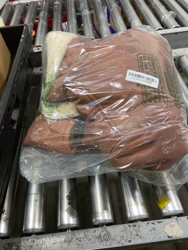 Photo 1 of III-Fashions mens Bane Dark B3 Fur Shearling Pea Rises Distressed Brown Trench Leather Knight Coat, 8) Bane Fur, 3X-Large