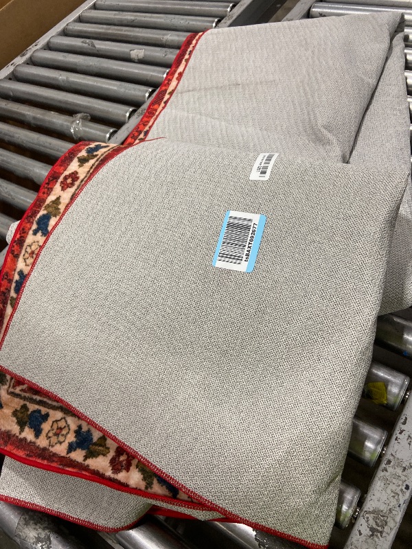 Photo 1 of YJ.GWL Area Rugs for Living Room 6x9 Machine Washable Rugs, Non Slip Floral Vintage Rug Indoor Carpet, Stain Resistant Large Rug for Bedroom Dining Room, Orange-Red