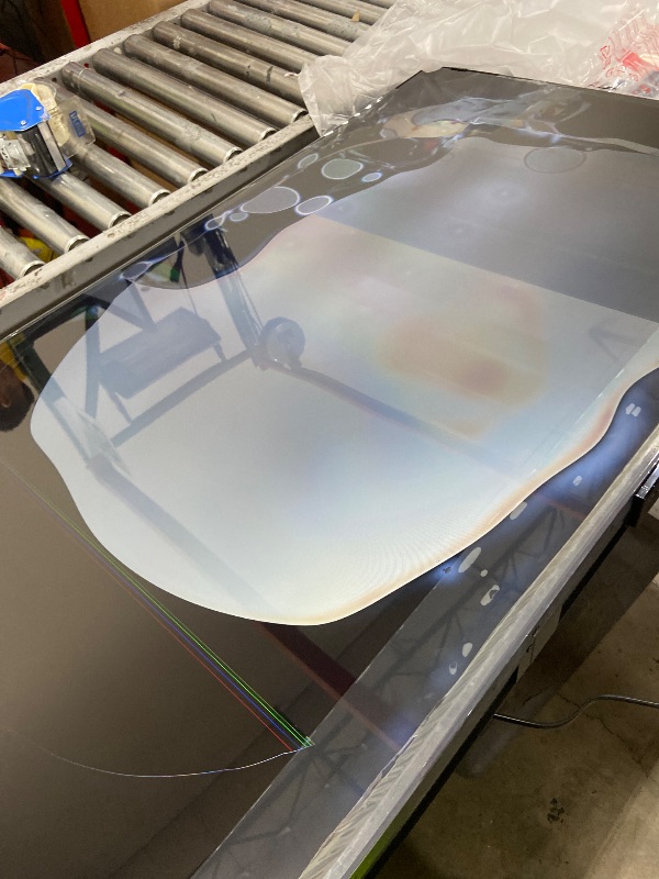 Photo 1 of TCL 55 Inch Class T7 Series | 4K QLED HDR | 55T7, 2025 Model | 120HZ Refresh Rate High Brightness Smart Google TV Dolby Atmos Audio | Voice Remote Alexa Gaming Streaming Television ( for parts )