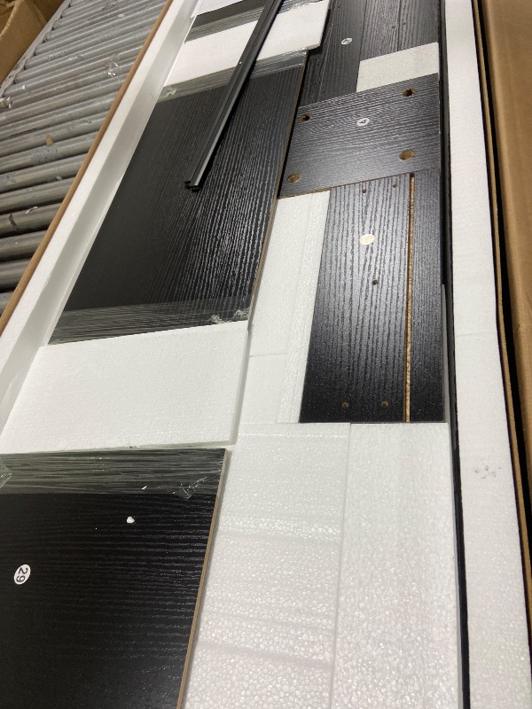 Photo 1 of YITAHOME TV Stand for 75/80 Inch TV, Entertainment Center, TV Cabinet with Drawers and Power Outlet, Black TV Console for Living Room Furniture (70 Inch Lenght 30 Inch High)