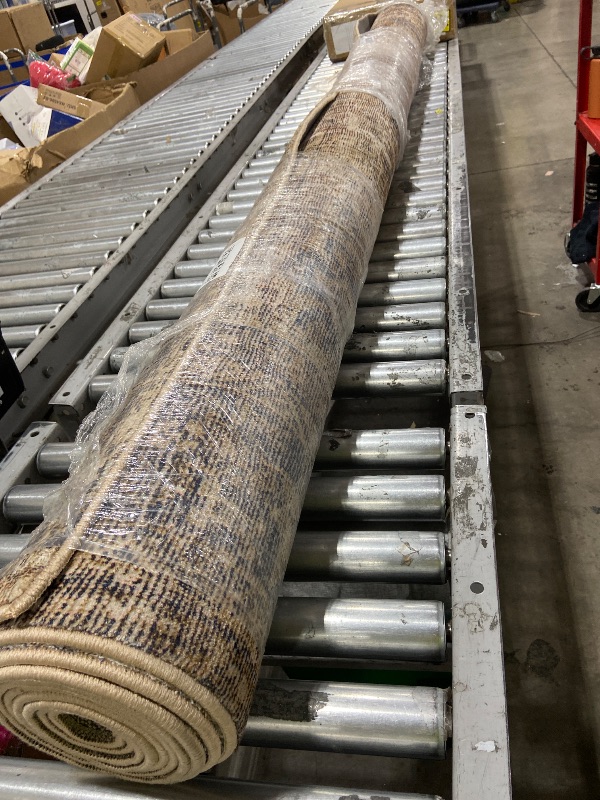 Photo 1 of Loloi Amber Lewis Morgan Collection MOG-01 Sunset/Ink 8'-3" x 11'-3" 38" Thick Area Rug feat. CloudPile, Neutral, Room Décor, Vintage Inspired, Livingroom, Bedroom, Dining Area