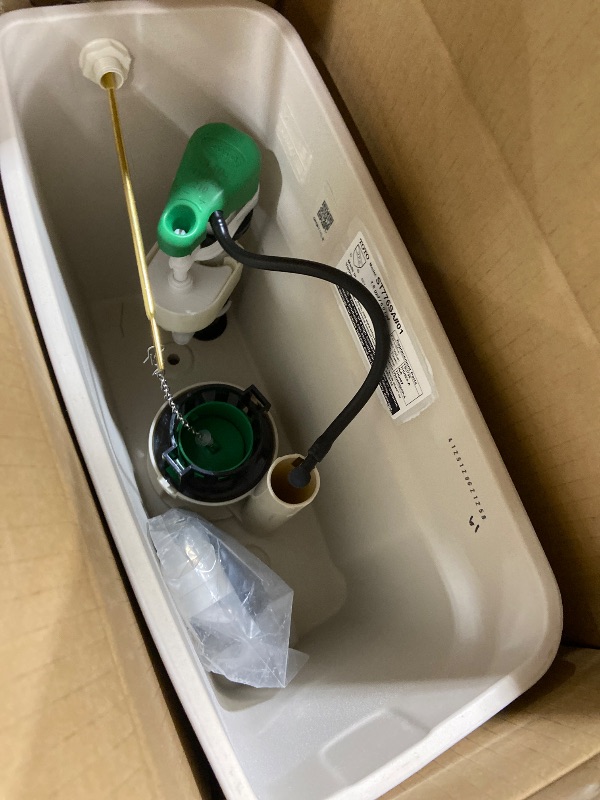 Photo 1 of TOTO Drake 1.6 GPF Toilet Tank with WASHLET+ Auto Flush Compatibility, Cotton White - ST776SA#01
