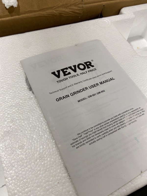 Photo 1 of VEVOR Electric Grain Mill Grinder, 3000W Spice Grinders, Commercial Corn Mill with Funnel, Thickness Adjustable Powder Machine, Heavy Duty Feed Flour Cereal Mill Wheat Grinders, Dry & Wet Grinder