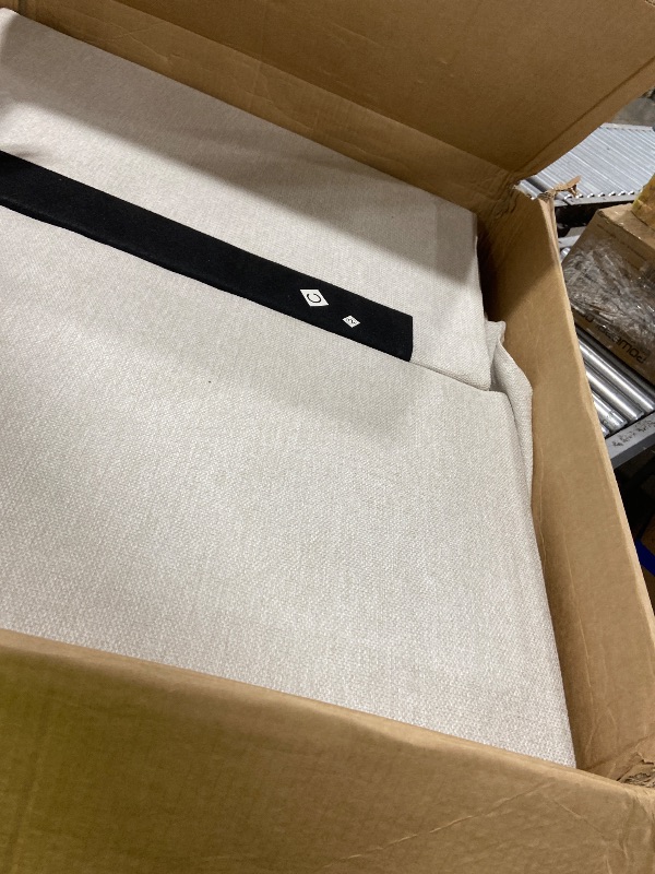 Photo 1 of KEIKI 94" L-Shaped Oversized Modular Linen Sectional Sofa with Rolled Arms, Cushion Back, Modern Style Convertible 5-Seater Corner Couch, Easy Assembly, for Apartment, Living Room, Bedroom, Beige (set incomplete)