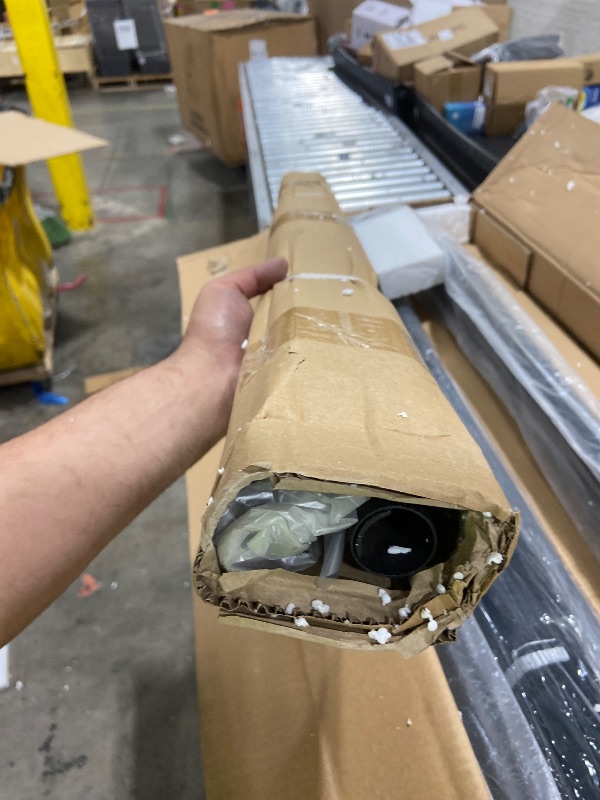 Photo 1 of Macbimony King-Size-Bed-Frame and headboard Giselle-Vintage Antique-Metal - Iron Platform Mattress Foundation,49 inch High,No Box Spring Needed(Black)