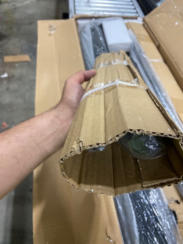 Photo 1 of Macbimony King-Size-Bed-Frame and headboard Giselle-Vintage Antique-Metal - Iron Platform Mattress Foundation,49 inch High,No Box Spring Needed(Black)