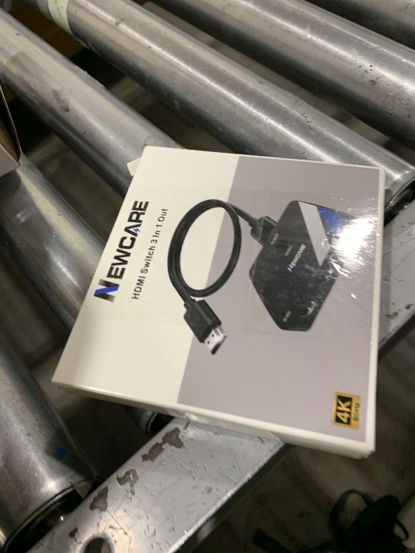 Photo 1 of [Upgrade] HDMI Switch 3 in 1 Out, 4K@60Hz HDMI 2.0 Switch Splitter with 2.6FT Long HDMI Cable, 3-Port HDMI Switcher Selector, Supports 4K 30Hz 3D 1080P HDCP2.2 for PS5 Xbox DVD Player Fire Stick PC