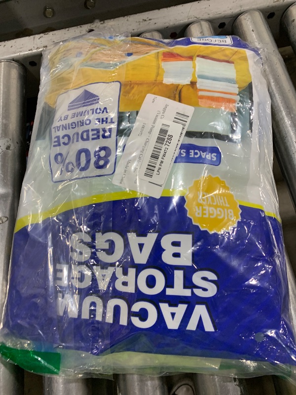 Photo 1 of 10-Pack Travel Vacuum Storage Bags with Rechargeable Electric Pump - Wireless Compression Space Saver for Clothes, Luggage, Suitcase & Carry-On - Keep Clothing Compact & Organized for Travel