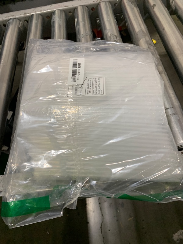 Photo 1 of [500 Pack] Clear Flexible Plastic Drinking Straws Disposable Straw 8'' inches Tall
