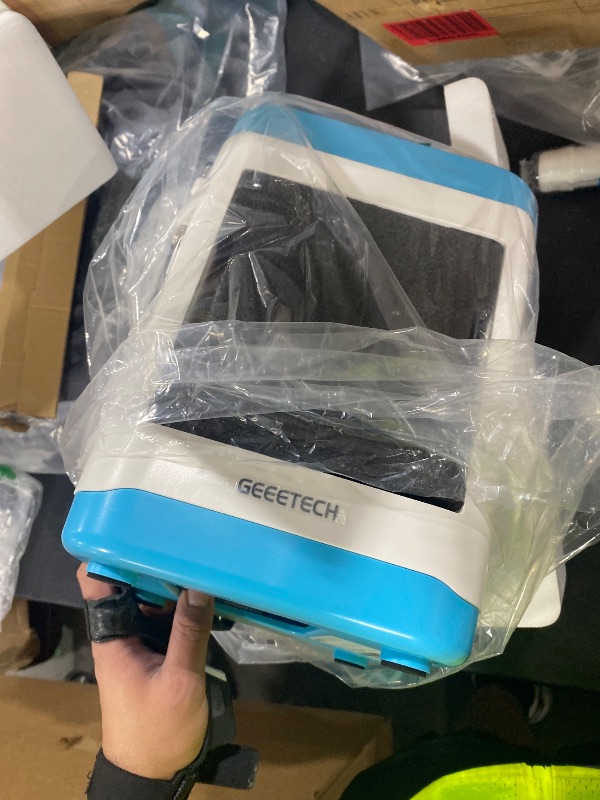 Photo 1 of Geeetech 3D Printer for Kids & Beginners, High-Speed Smart Mini 3D Printer with Filament, Wi-Fi & App Control, Auto-Leveling, Fully Assembled STEM Learning Tool, 3.94x4.33x3.94in Print Size