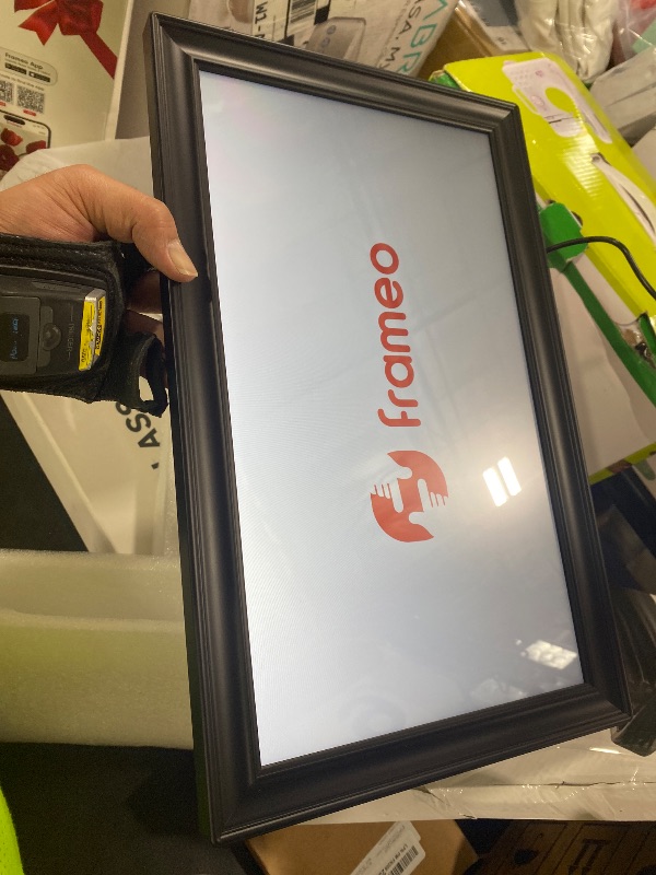 Photo 1 of 64GB 15.6" Frameo Digital Picture Frame WiFi, Large Electronic Photo Frames 1920 x 1080 IPS FHD Touch Screen, Send Photos from Your Phone from Anywhere, Best Gifts for Parents and Grandparents