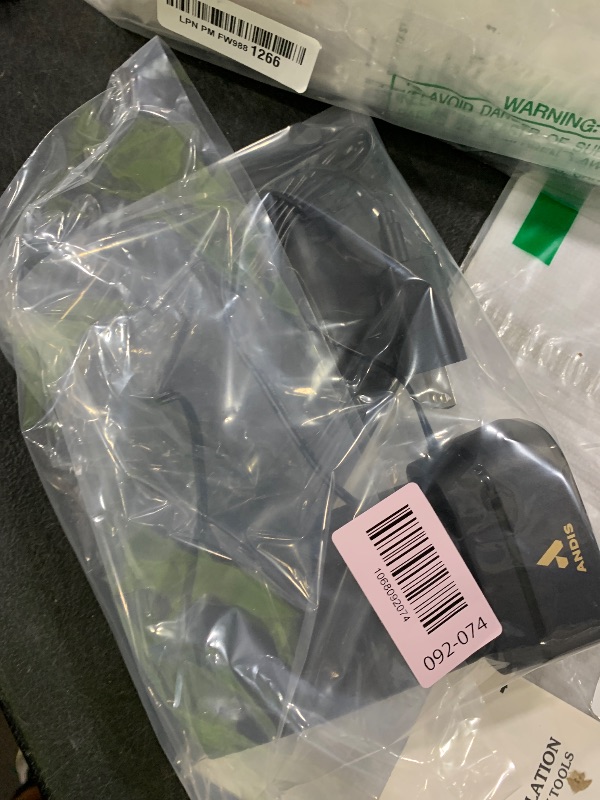 Photo 1 of Andis 563616 Pro Foil Plus II Cordless Shaver, Gold Titanium Foils, Lithium Ion Battery, Includes USB-C Charging Stand, Black