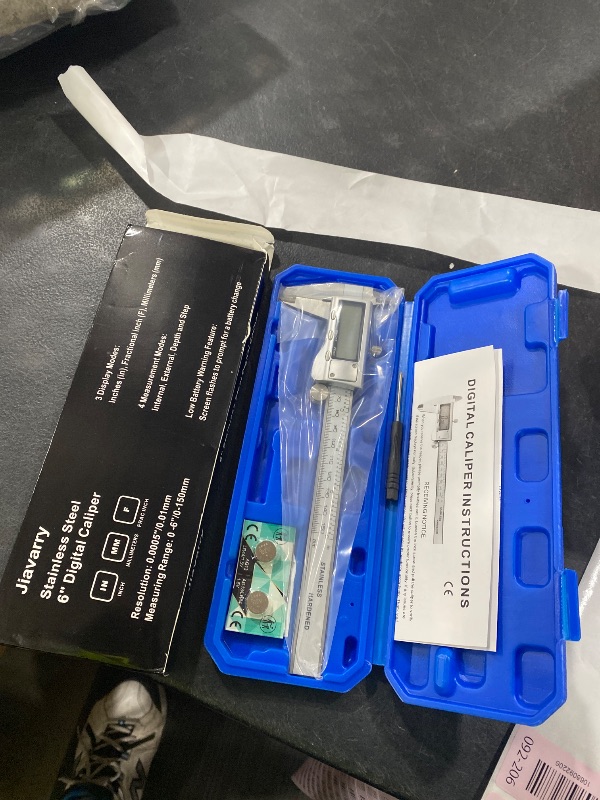 Photo 1 of 
KETOTEK Digital Caliper 6 Inch Measuring Tool, Stainless Steel Electronic Vernier Calipers, Digital Micrometer with Large LCD Screen, inch/Metric Conversion