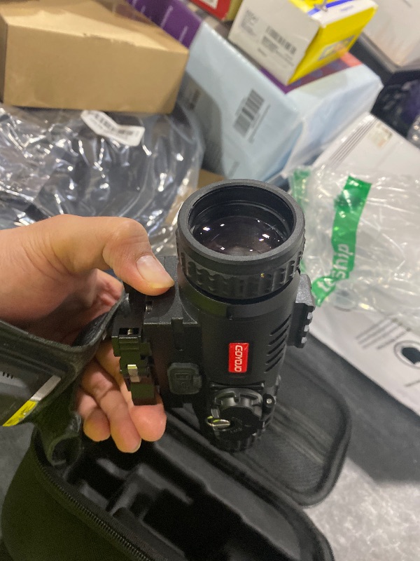 Photo 1 of GOYOJO Digital Night Vision Scope, HD Day & Night 5-20X Hunting Night Vision Optics, 2560x1920 Resolution NV Scopes for Hunting Surveillance Wildlife Observation