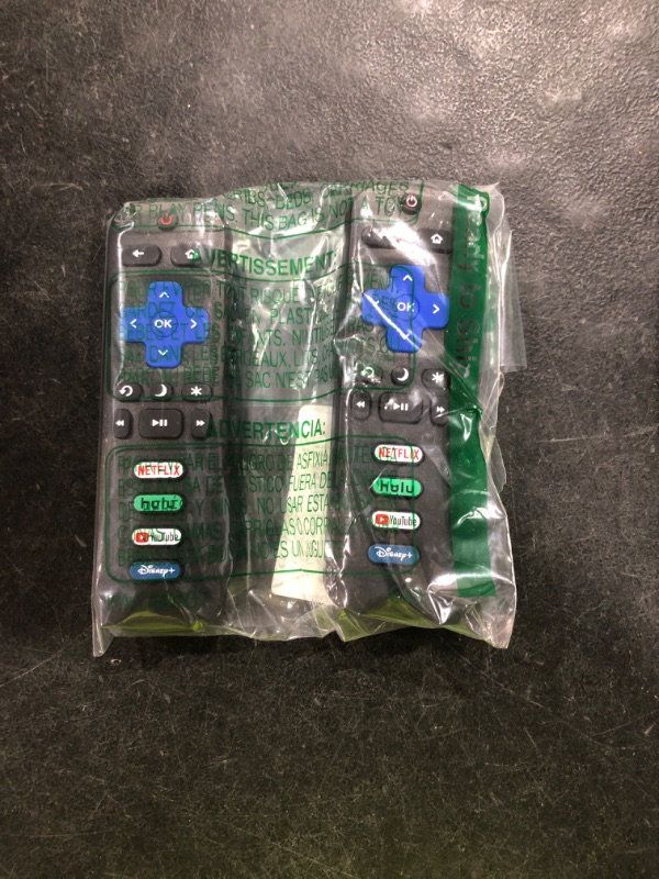 Photo 1 of (Pack of 2) Replacement Remote Control Only for Roku TV, Compatible for TCL Roku/Hisense Roku/Onn Roku/Sharp Roku/Element Roku/Westinghouse Roku/Philips Roku Smart TVs (Not for Roku Stick and Box)
