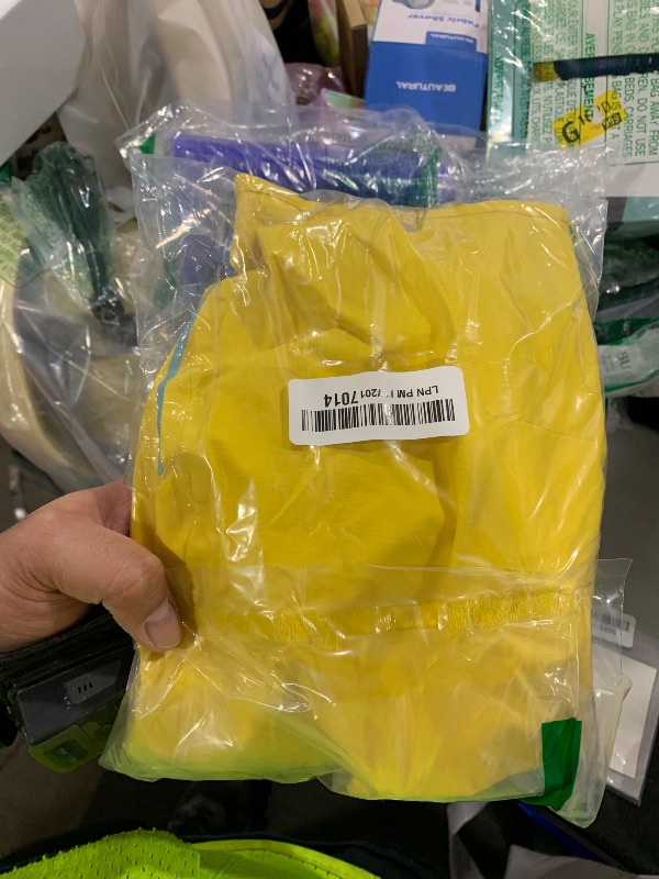 Photo 1 of Ruffwear, Sun Shower Dog Raincoat, All-Weather Jacket, Waterproof, Windproof & Lightweight, Mineral Yellow, Small