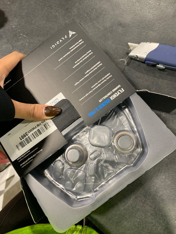 Photo 1 of FLYDIGI Vader 5 Pro PC Controller, FORCEFLEX Joysticks, 3ms Ultra-Low Latency, FORCESWITCH Triggers, 8 Extra Buttons, Triggers & Grips Vibration, 1000mAh Battery, PC/NS/Android/TV