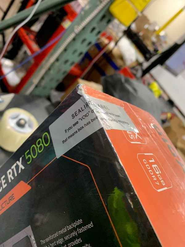 Photo 1 of GIGABYTE GeForce RTX 5080 Gaming OC 16G Graphics Card, WINDFORCE Cooling System, 16GB 256-bit GDDR7, GV-N5080GAMING OC-16GD Video Card