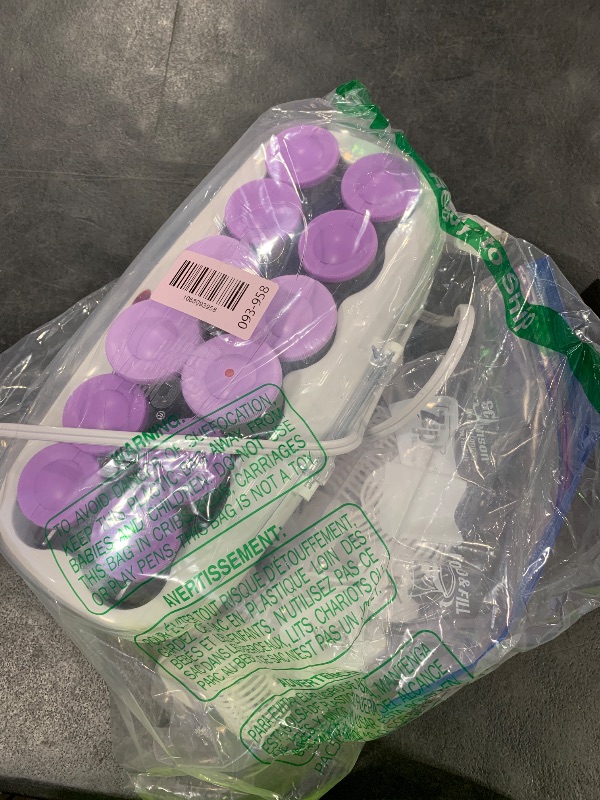 Photo 1 of Conair Hot Rollers for Long, Medium & Short Hair, 12 Ceramic Flocked 1½-Inch and 1¾-Inch Heated Hair Rollers with Clips, Hot Curlers for Women, Volume & Curls, Amazon Exclusive