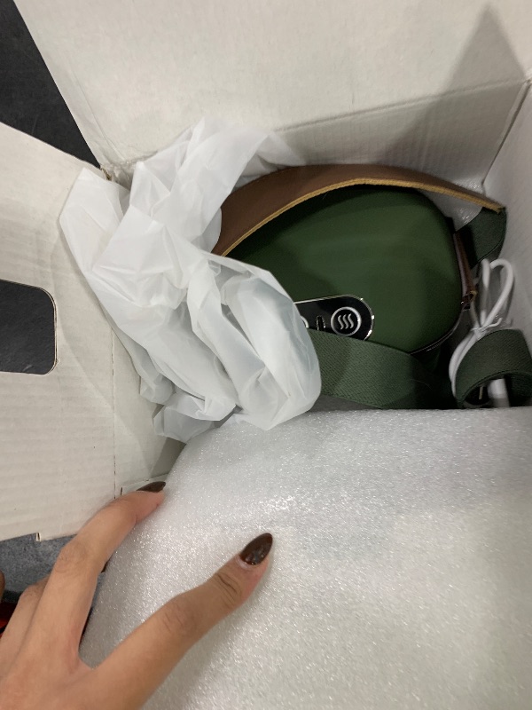 Photo 1 of DR.BUNORDLE Neck Massager with Finger Kneading, Deep Tissue Neck & Shoulder Massager, 4D Palm-Kneading Massage with Heat, Wearable Strap, Gentle Warmth for Stress & Tension Relief