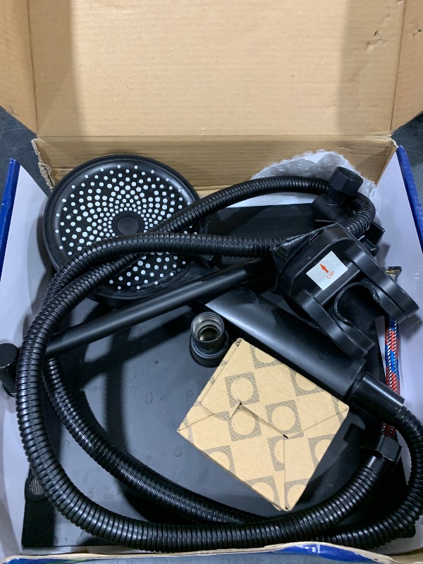 Photo 1 of Shower Head,10”Rain Shower Head with Handheld Spray Combo and Adjustable Extension Arm/3-Way Flow Regulator/Shower System,High Pressure Rain Fall Hose,Matt Black