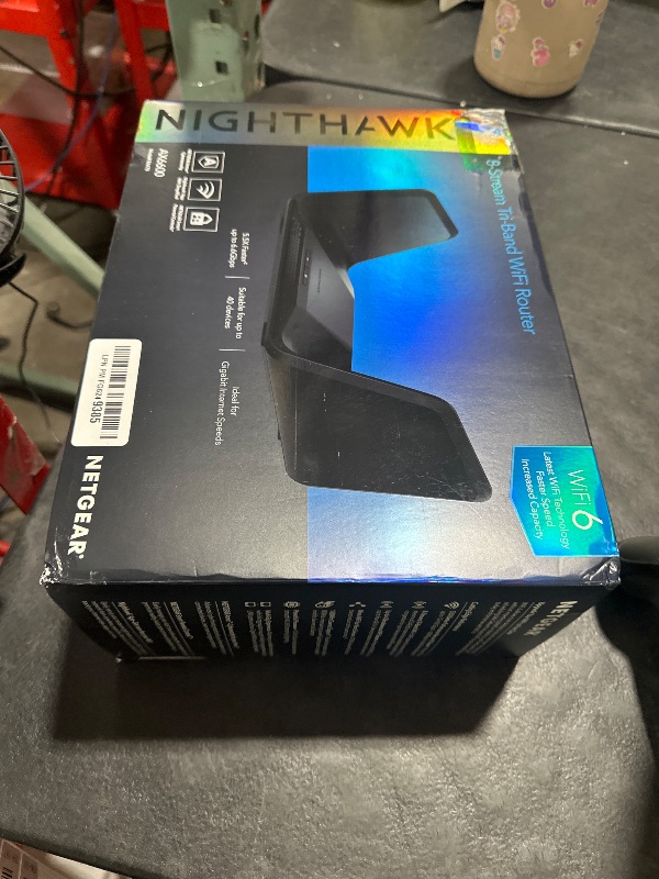 Photo 1 of NETGEAR Nighthawk 8-Stream WiFi 6 Router (RAX70) - Security Features, AX6600 Tri-Band Wireless Speed (up to 6.6 Gbps) - Coverage up to 2,500 sq. ft., 40 Devices