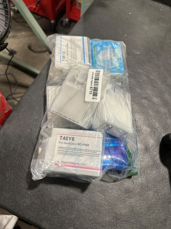 Photo 1 of T46 T46Y UltraChrome PRO10 Ink Cartridge Set (with Chip) Remanufactured T46YD T46Y1 T46Y2 T46Y3 T46Y4 T46Y5 T46Y6 T46Y7 T46Y8 T46Y9 Ink Replacement for SureColor P900 SC-P900 Printer, 10 Pack T46Y