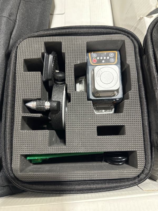 Photo 1 of CIGMAN 3D Laser Level with Tripod,Remote Control,Compact Design,4000mAh Battery,Rotary Base,3x360°Self-Leveling Green Laser Leveler for Picture Hanging and DIY Projects