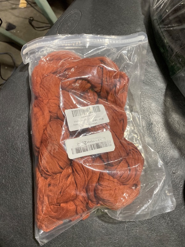 Photo 1 of 1 Pack Cheesecloth Table Runner 10Ft Christmas Gauze Boho Table Runners for Wedding Decor Bridal Shower Decorations(35" x 120")