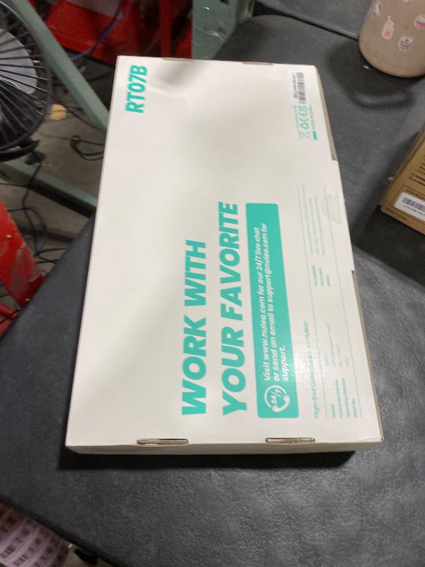 Photo 1 of Nulea RT07B Wireless Ergonomic Keyboard - Split Keyboard, Wrist Rest, Natural Typing, Bluetooth and USB Connectivity, USB-C Rechargeable,Compatible with Windows Mac (Silver Black)