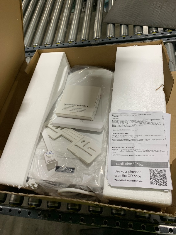 Photo 1 of KERDE P30B Bidet Toilet Seat - Dual Control (Side Panel & Remote), Warm Water Wash, Heated Seat, Warm Air Dryer, LED Night Light,Existing Toilets Electric Bidet Elongated Electronic Heated Smart