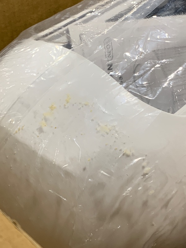 Photo 1 of **USED/DAMAGED** OPTIMUS TECHNOLOGY Automatic Touchless Trash Can with Motion Sensor, 6 Refill Bags, Self-Sealing, White (Neos (1-Refill Bag))