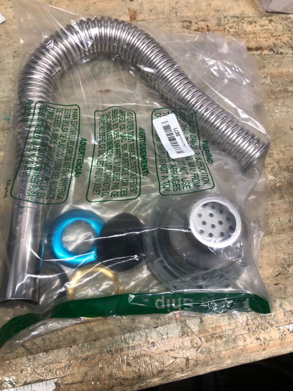 Photo 1 of 1 1/2 p trap, 201 stainless under sink plumbing kit, odor proofunder sink pipe replacement kit, suitable for bathrooms/kitchens (style-23in)