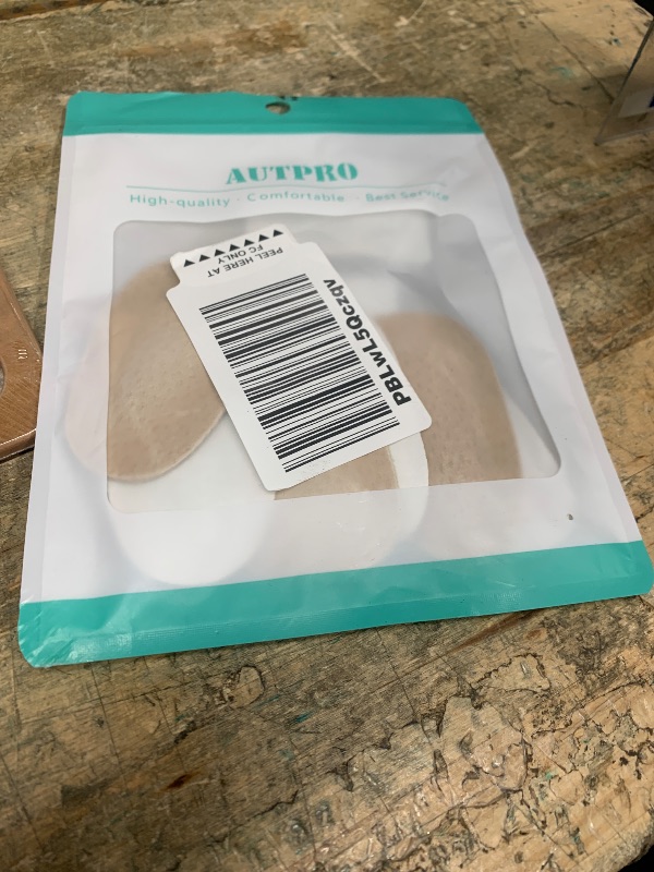 View 2 of (3 Pairs) Pigskin Heel Cushions Cups for Plantar Fasciitis, Sore Heel Pain, Bone Spur & Achilles Tendonitis, Heel Support Insoles, Adhesive Heel Padding Inserts for High Heels Boots Flats Sandals