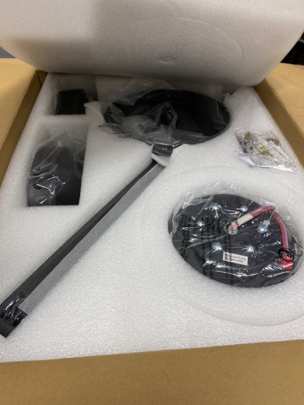 Photo 3 of Fanbulous 46 Inch Flush Mount Ceiling Fan No Light with Remote,Black Modern Low Profile Ceiling Fan Without Light,6-Speeds,Quiet Reversible DC Motor,Indoor&Outdoor Ceiling Fans for Bedroom,Living Room