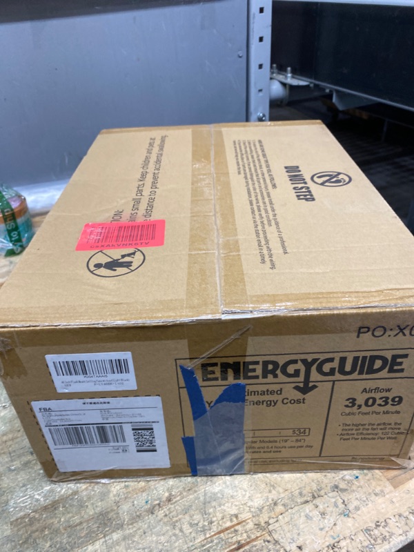 Photo 1 of Fanbulous 46 Inch Flush Mount Ceiling Fan No Light with Remote,Black Modern Low Profile Ceiling Fan Without Light,6-Speeds,Quiet Reversible DC Motor,Indoor&Outdoor Ceiling Fans for Bedroom,Living Room