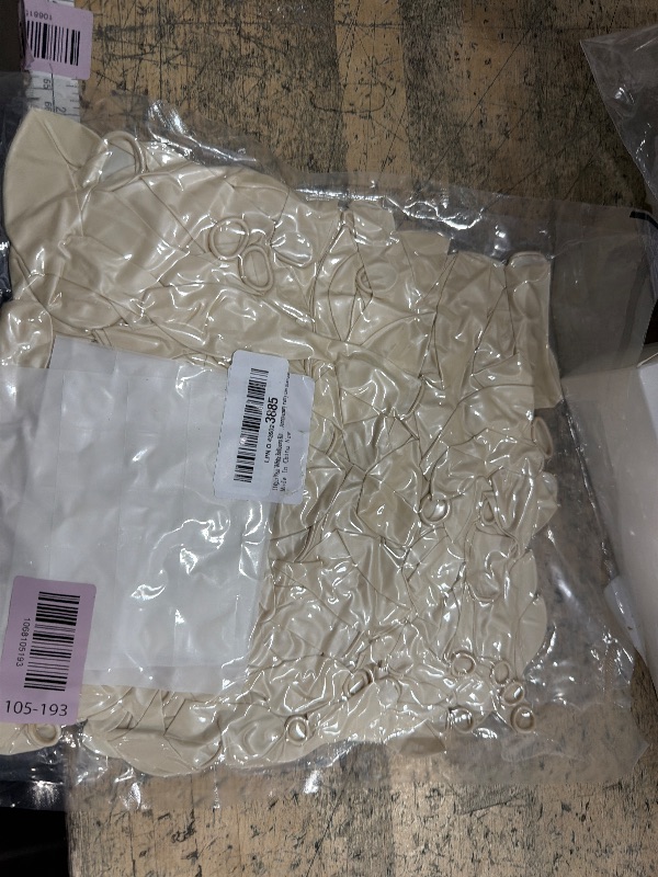 Photo 1 of 114pcs Pearl White Balloons Different Sizes, 18 12 10 5 inch Pearl Balloons Garland Arch kit for Bridal Baby Shower Engagement Wedding Birthday Valentine’s Party Decorations