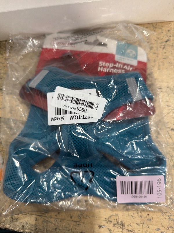 View 2 of Best Pet Supplies Voyager Step-in Air Harness - All Weather Mesh, Reflective, No Pull Harness for Dogs, Cats - Secure with Hook & Loop Fastener, Buckle, Double D-Rings - Turquoise, M